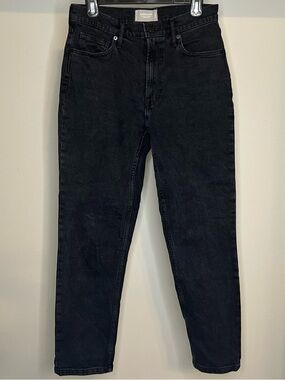Everlane Charcoal Gray High-Rise Straight Jeans Size 28